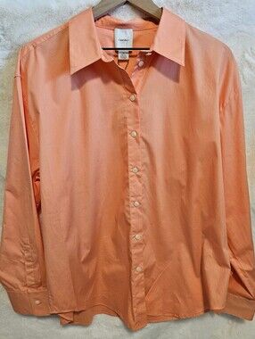 Calvin KleinWomen's Classic Button Down Shirt Size L